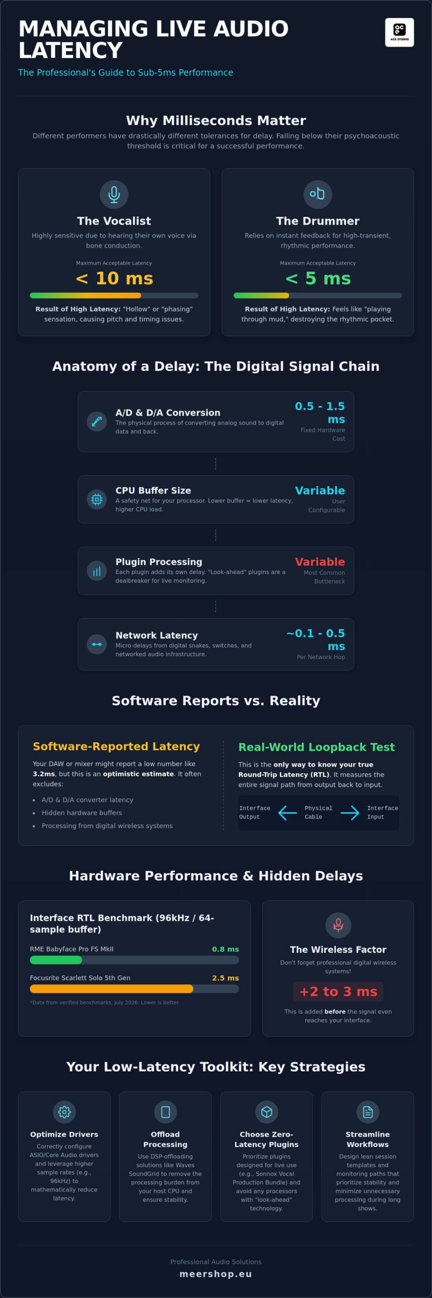 Managing Live Audio Latency: The Professional Engineer’s Guide to Zero-Latency Performance